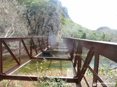 Valle Cabriel-Manchuela conquense;viajar en octubre cascada de pedrosa de tobalina castillo de acher